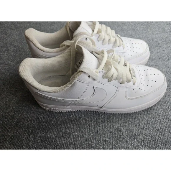 Nike Air Force 1 White Low Top CW2288-111 Mens Sz 10 Super Clean - Picture 6 of 11
